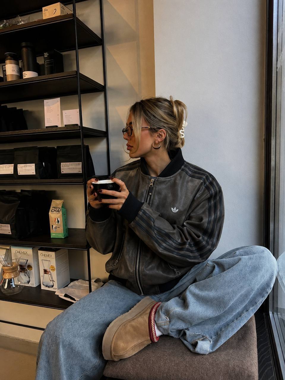 Adidas Leather jacket – Hacoo link · photo 2