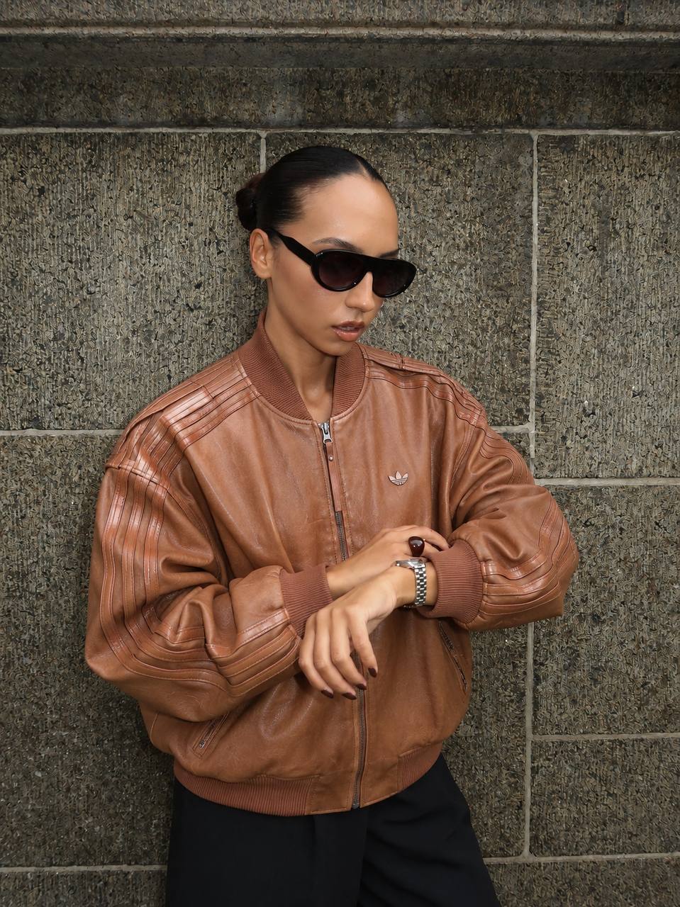 Adidas Leather jacket – Hacoo link · photo 3