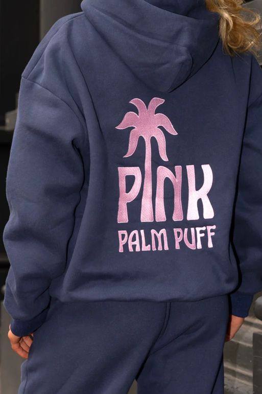 Sweat com capuz Pink Palm Puff – Link da Hacoo · foto 3