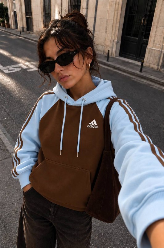 Sweat com capuz Adidas – Link da Hacoo