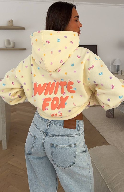 White Fox kapucnis pulóver – Hacoo link · fotó 4