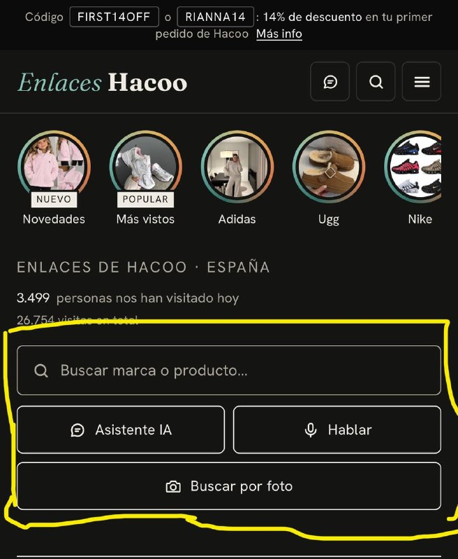 Enlaces Hacoo Tu experiencia de búsqueda. – Enlace de Hacoo