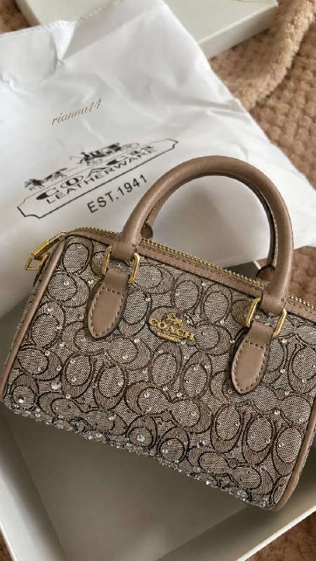 Coach Crystal Signature Jacquard Bolsos handbag – Hacoo link · photo 4
