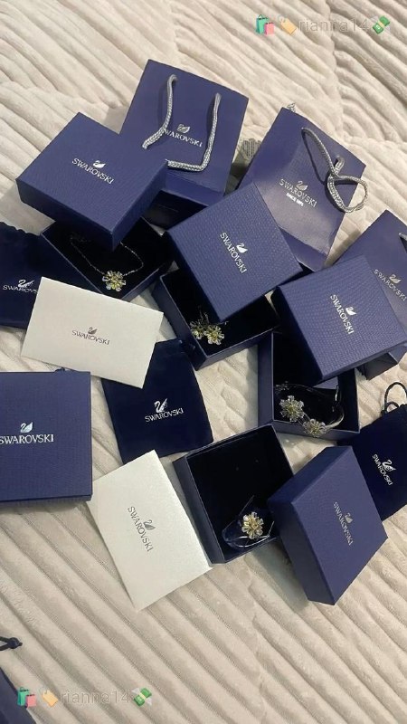 Swarovski Gift Conjunto · Swarovski Collar · Swarovski Pulsera · Swarovski Pendientes – Hacoo link · photo 3