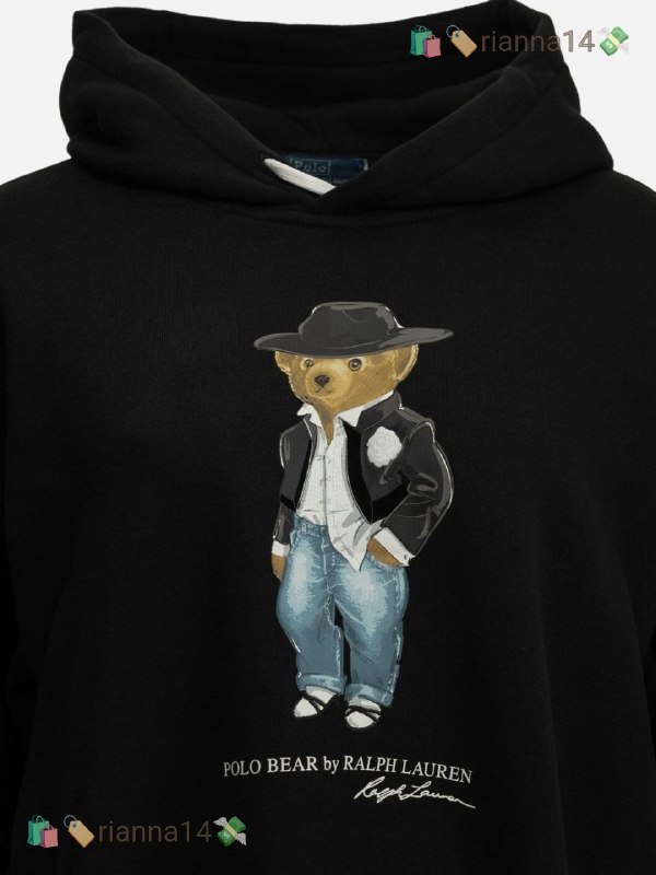 Ralph Lauren Bear - Oso de denim hoodie – Hacoo link · photo 2
