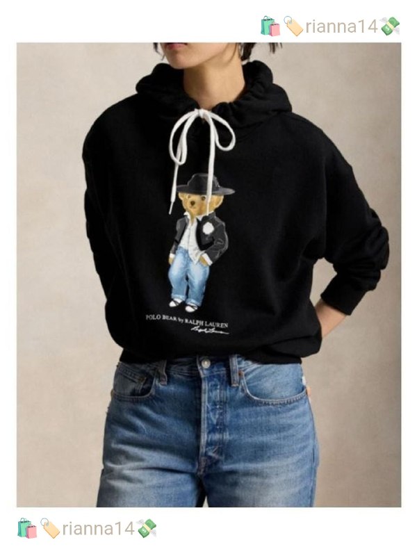 Ralph Lauren Bear - Oso de denim hoodie – Hacoo link · photo 3