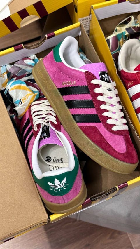 Baskets Adidas Gazelle Gucci – Lien Hacoo
