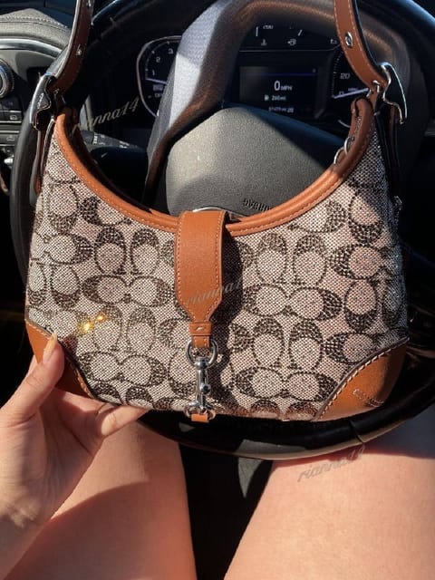 Coach Crystal Signature Jacquard Bolsos handbag – Hacoo link
