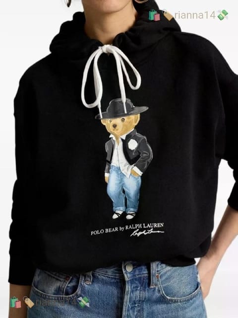 Ralph Lauren Bear - Oso de denim hoodie – Hacoo link